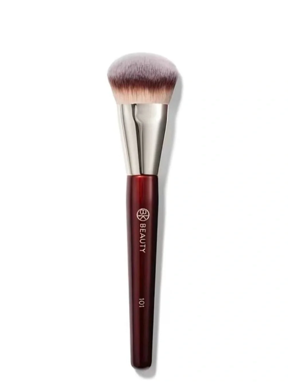 BEAUTY 101 Multi-Purpose Powder & Blush Brush - Burgundy